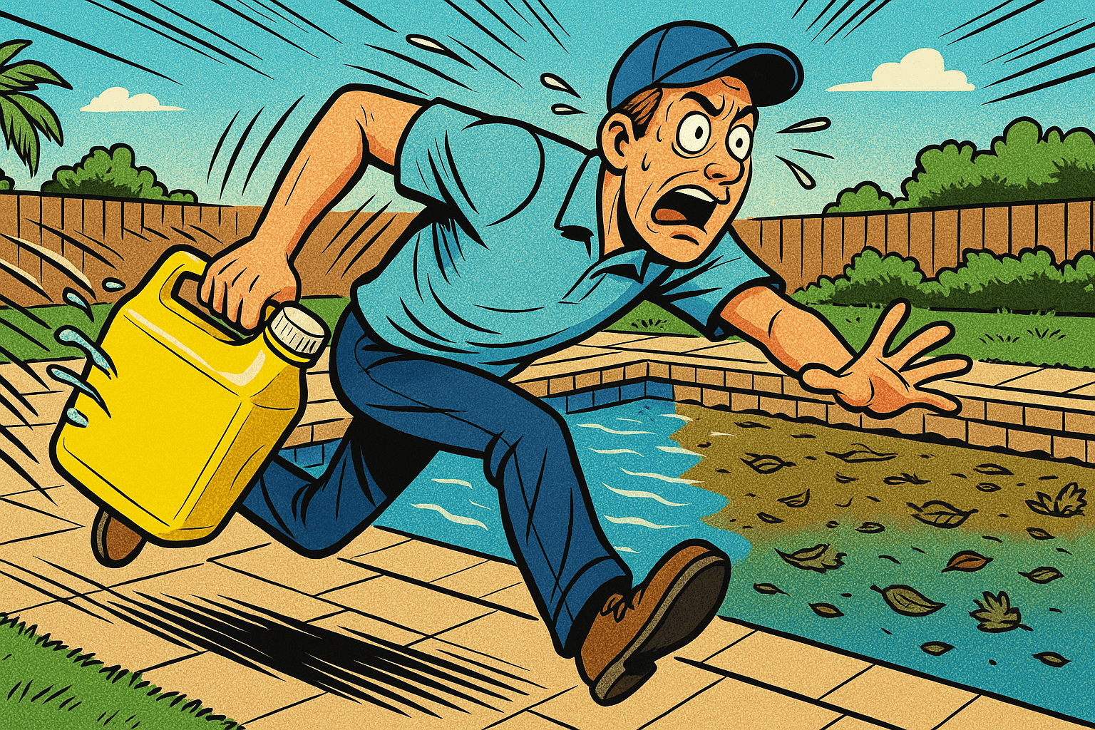 Beware of the Splash & Dash Pool Service